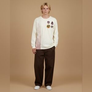 $52 Agtawh St Moritz Mens Alps Long Sleeve Tee Shirt